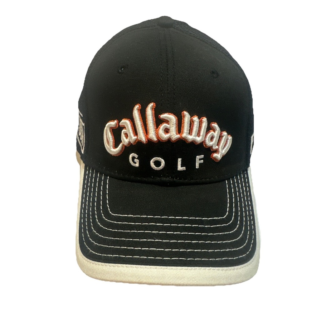 Callaway‎ New Era HX Tour FT-5 Black Fitted Golf Hat Cap Mens One Size